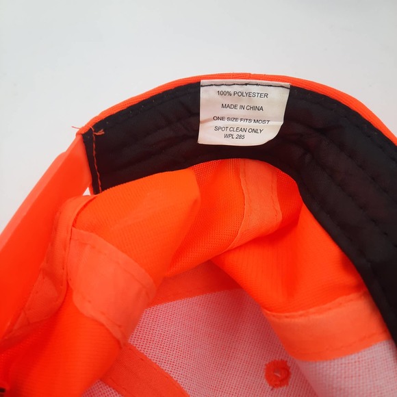 Paramount Outdoors  Neon Orange Hunter Snapback Ball cap OSFM - Picture 6 of 8